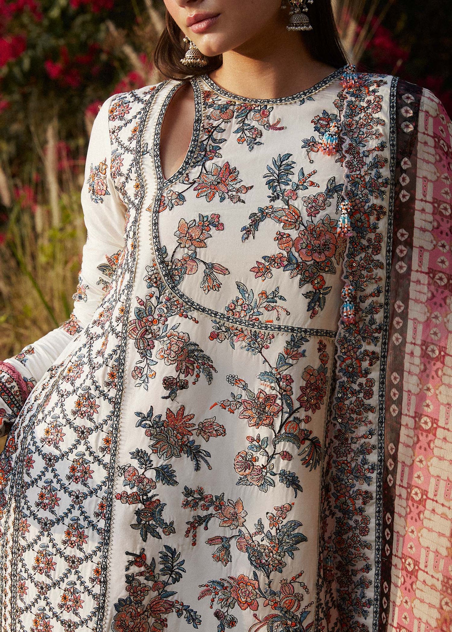 Hussain Rehar | Festive Wear Lawn Churidar