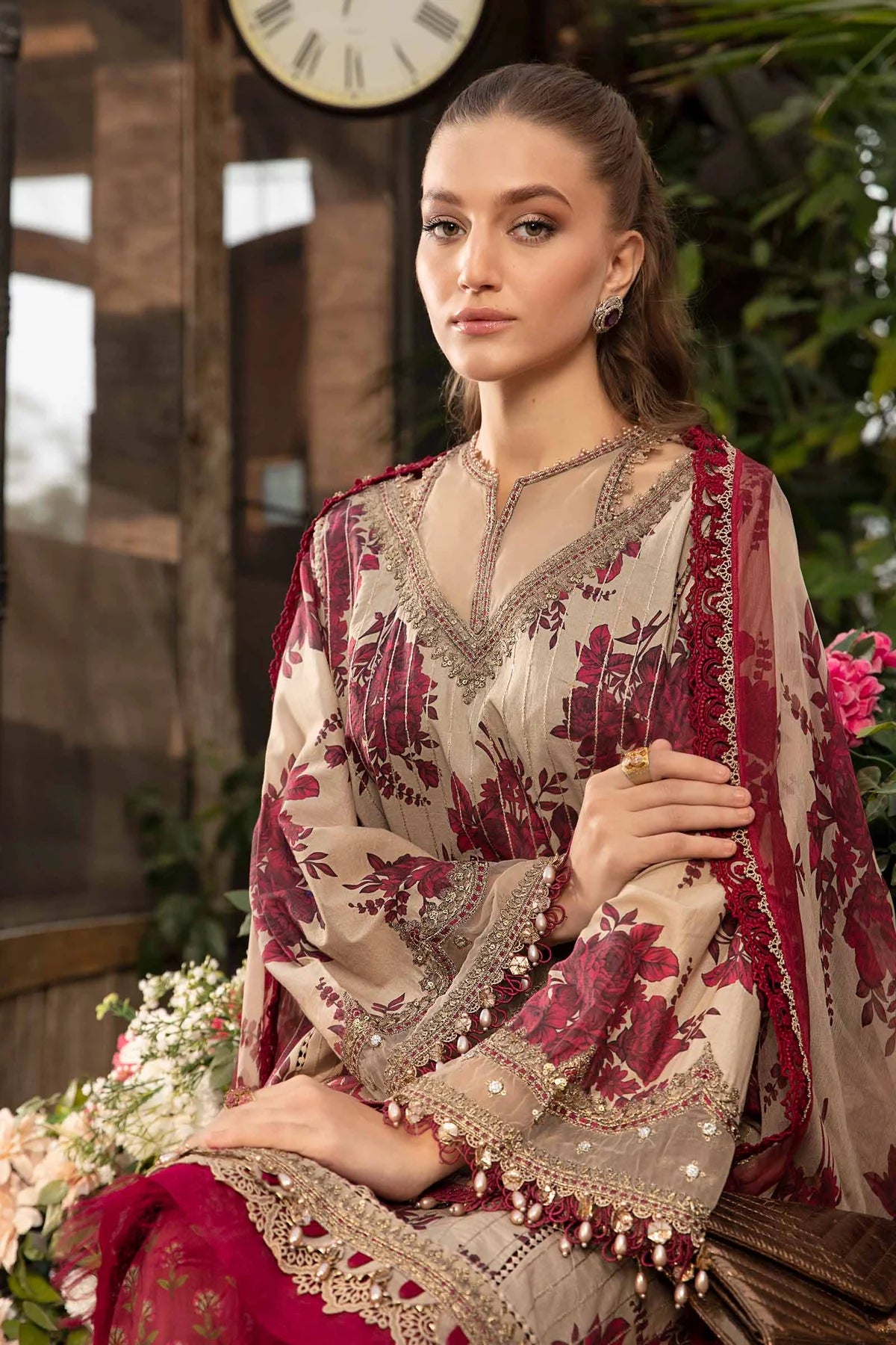 Maria B | Embroidered Lawn Set