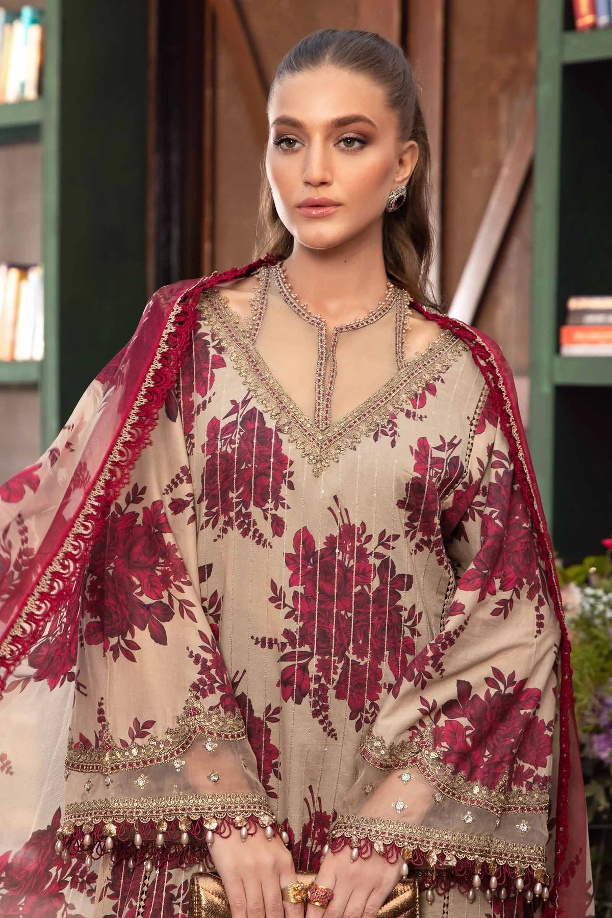Maria B | Embroidered Lawn Set