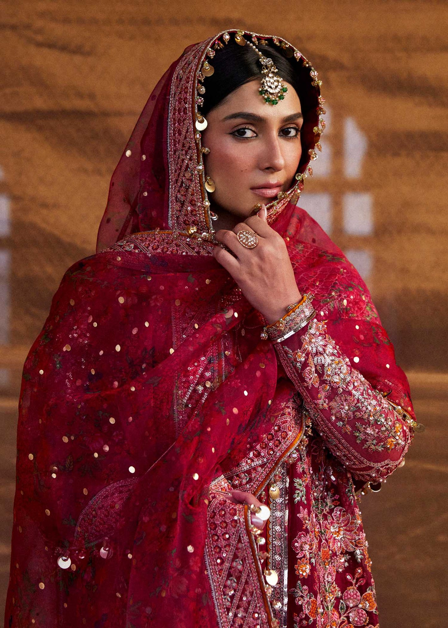 Hussain Rehar | Embroidered Organza Sharara