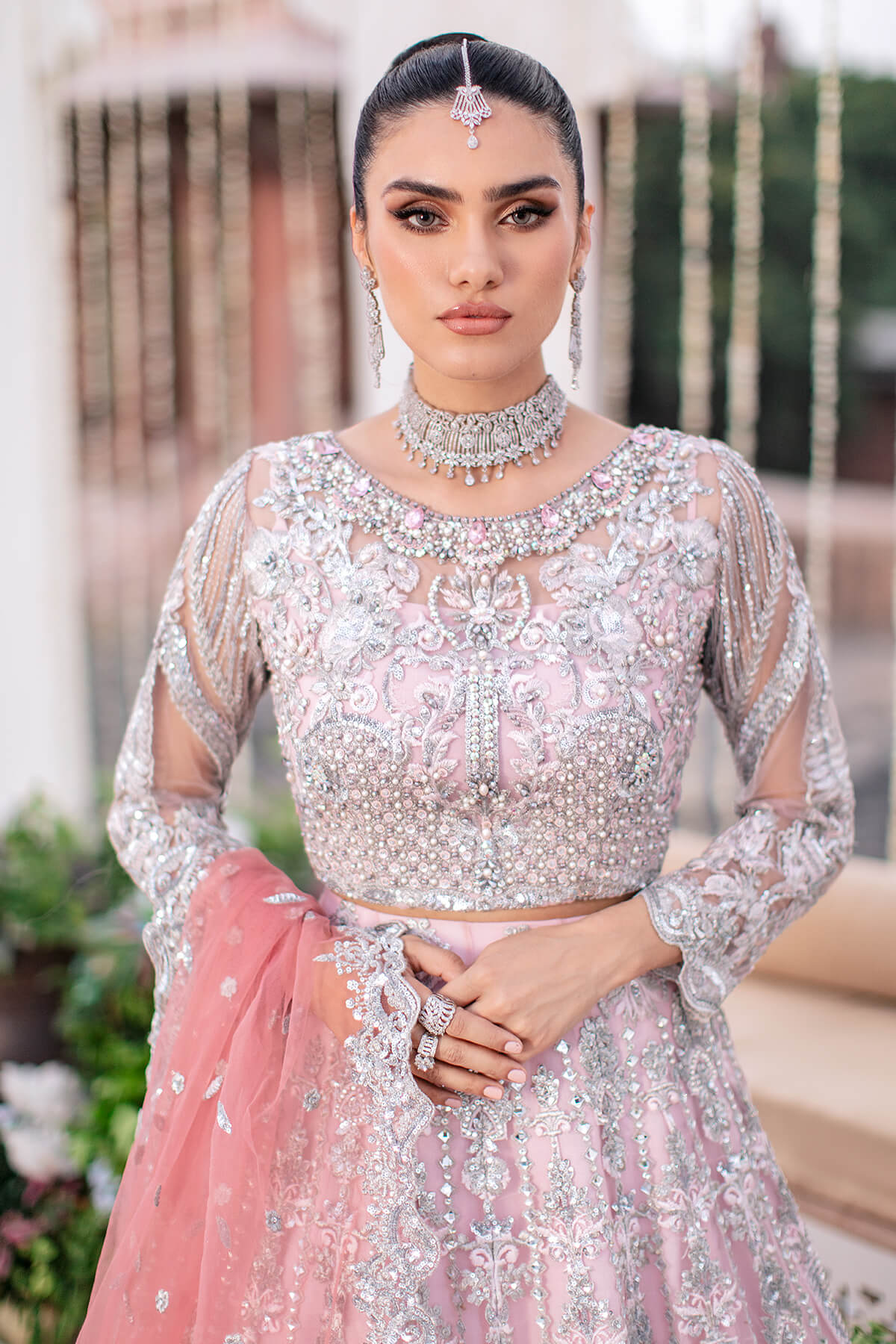 Nureh | Festive Wear Embellished Lehengha