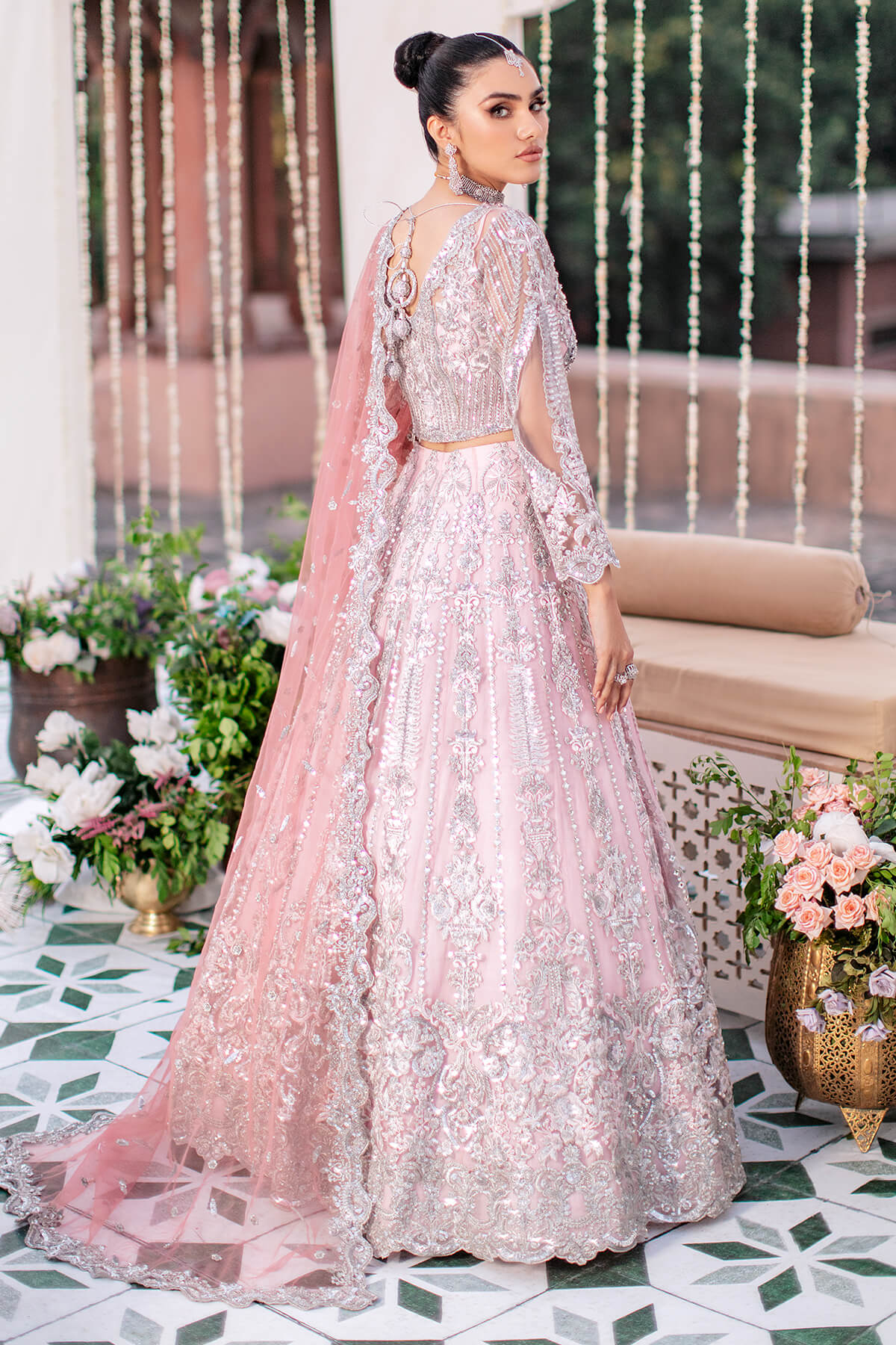 Nureh | Festive Wear Embellished Lehengha