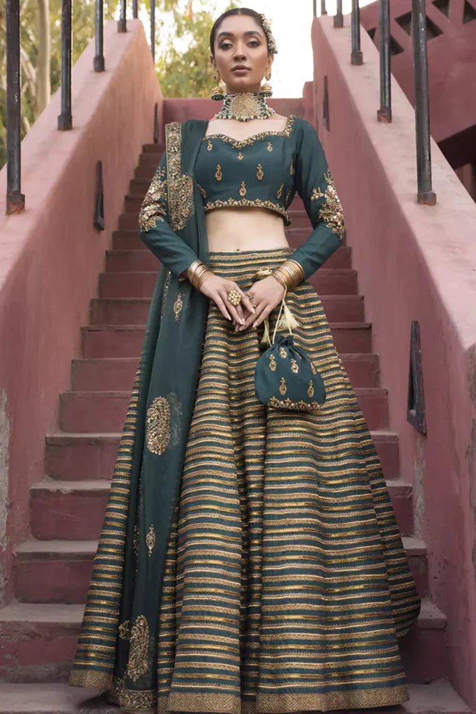 Shanara | Silk Embellished Lehenga