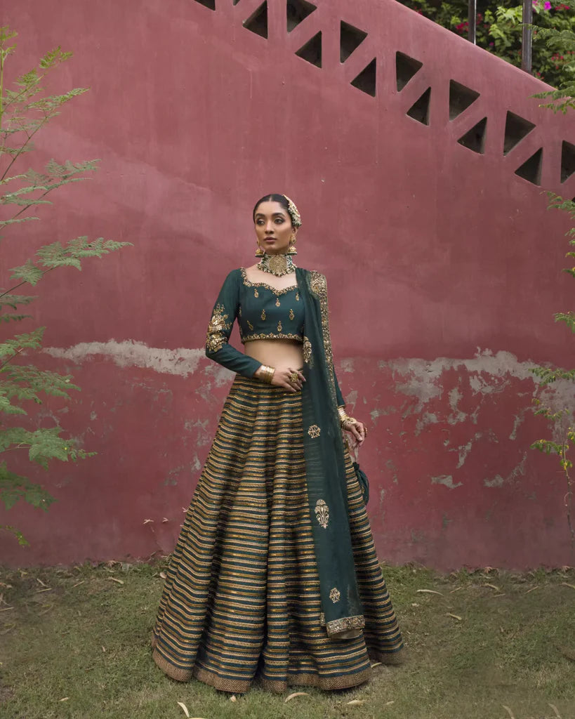 Shanara | Silk Embellished Lehenga