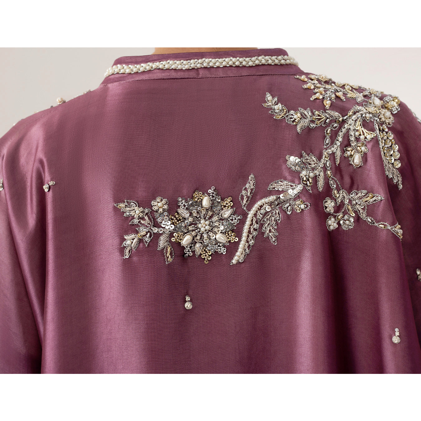 KAMEEL | Purple Embellished Kaftan