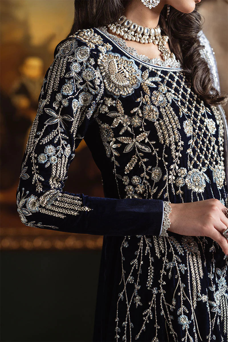 Mushq | Festive Velvet Embellished Maxi Dress