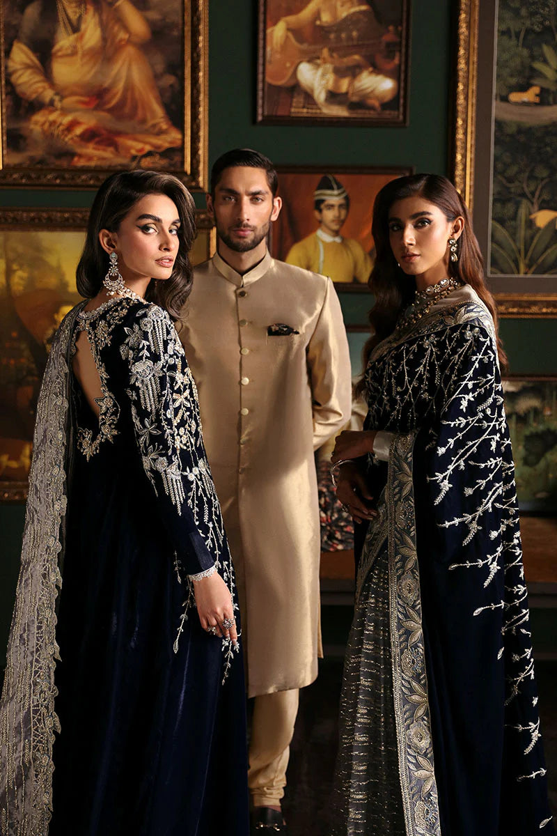 Mushq | Festive Velvet Embellished Maxi Dress