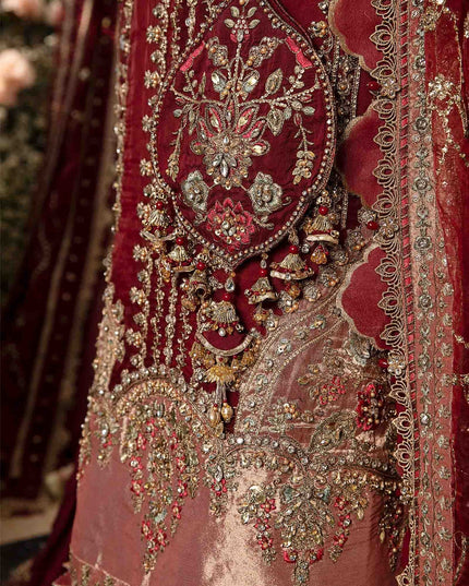 Maria B | Mbroidered Embellished Organza Sharara