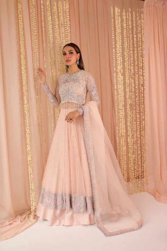Roohi | Hand Embellished Pishwas Lehenga