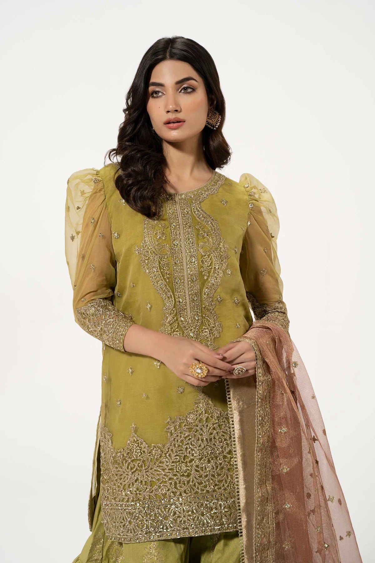 Maria B | Luxury Embroidered Lawn Gharara