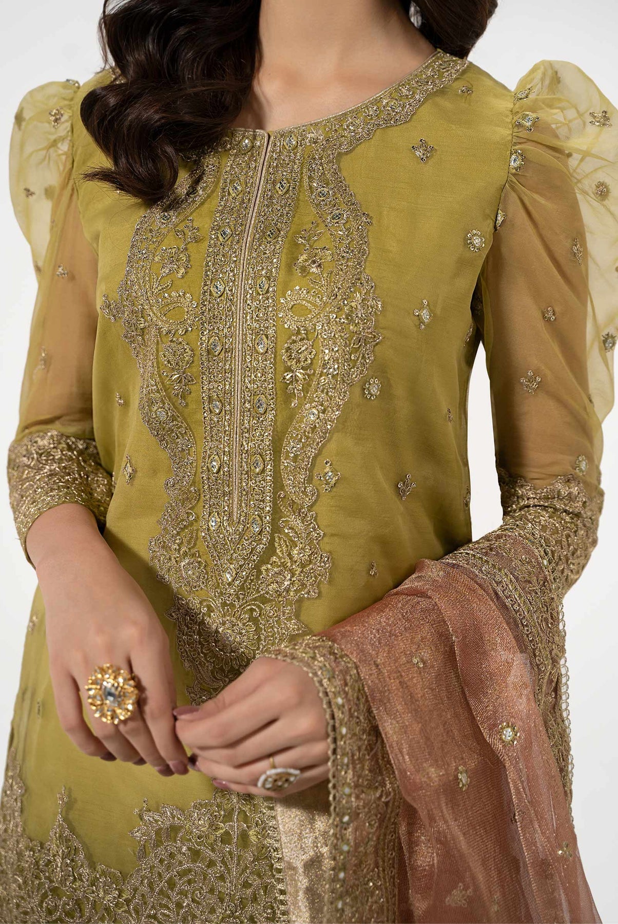 Maria B | Luxury Embroidered Lawn Gharara
