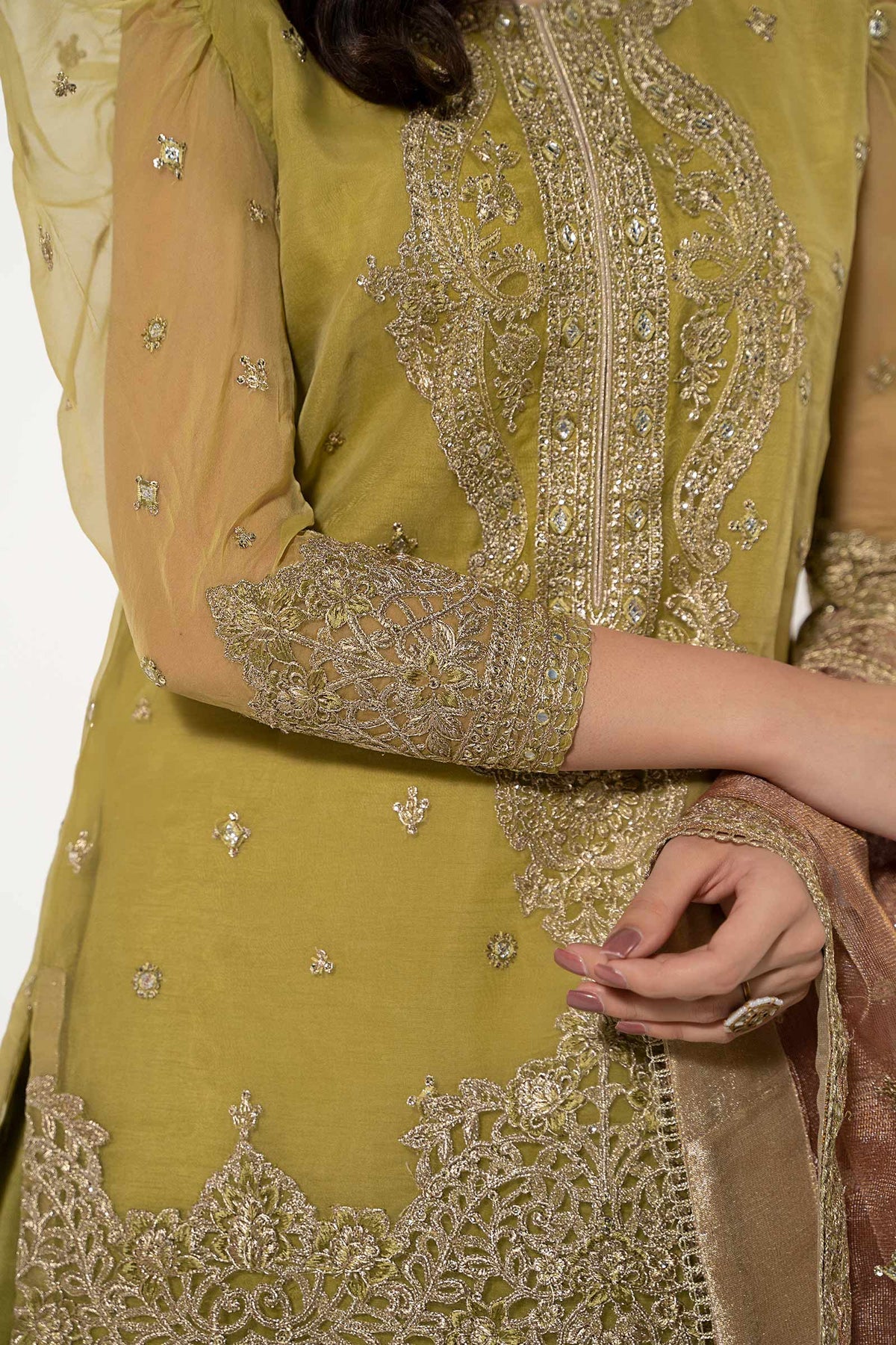 Maria B | Luxury Embroidered Lawn Gharara