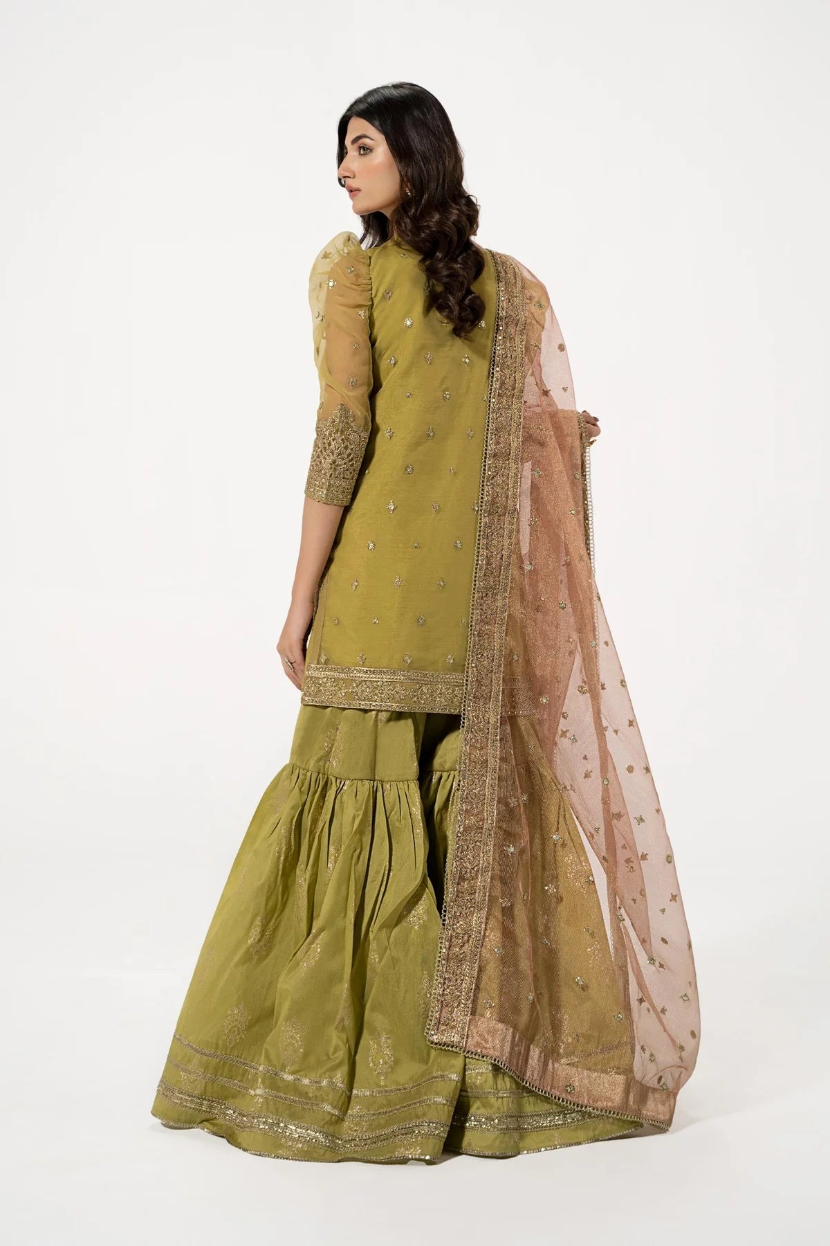 Maria B | Luxury Embroidered Lawn Gharara