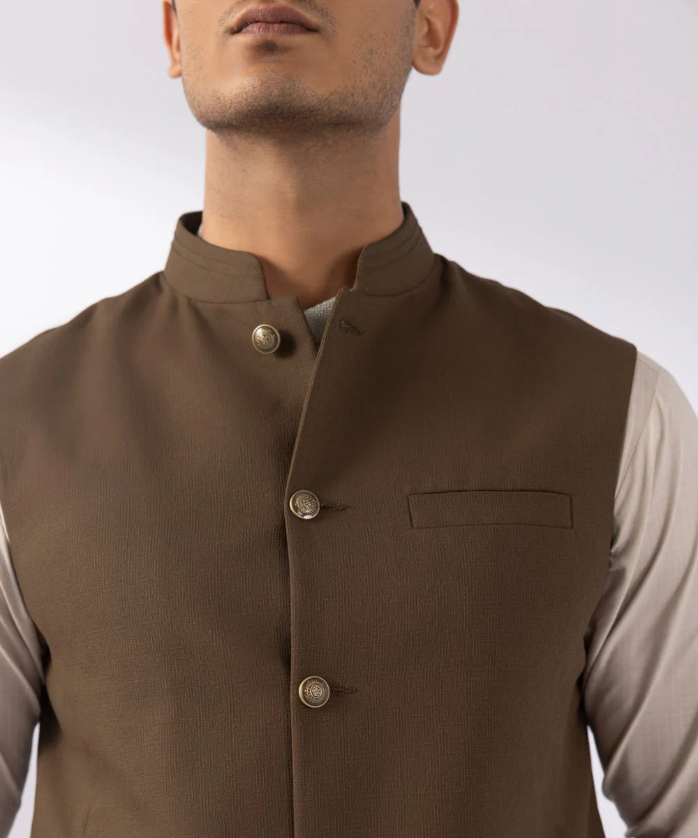 Rust Tropical Waistcoat