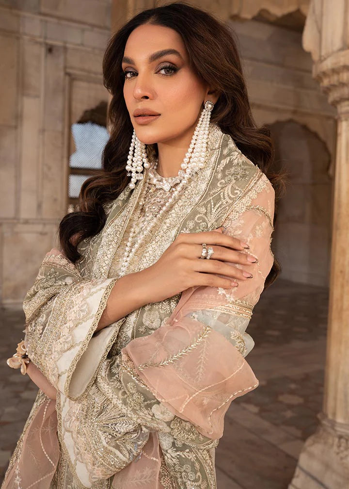 Zunia | Festive Wear Embroidered Sharara
