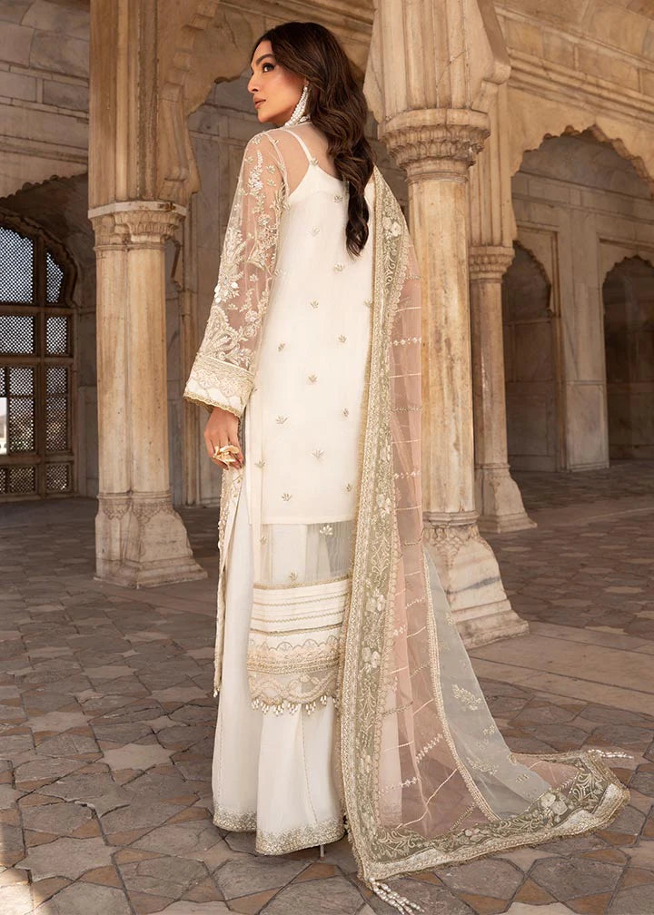 Zunia | Festive Wear Embroidered Sharara