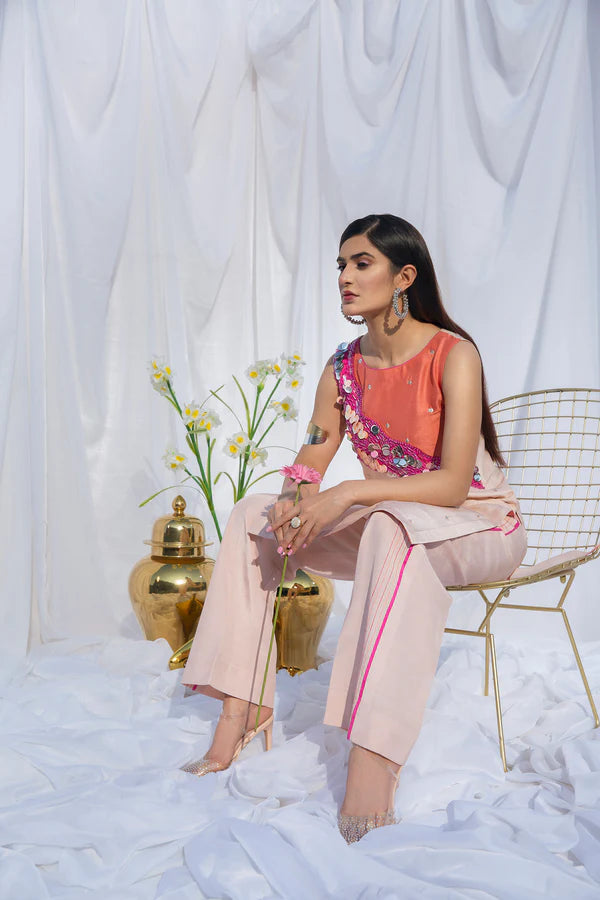 Cassie | Silk Embellished Set