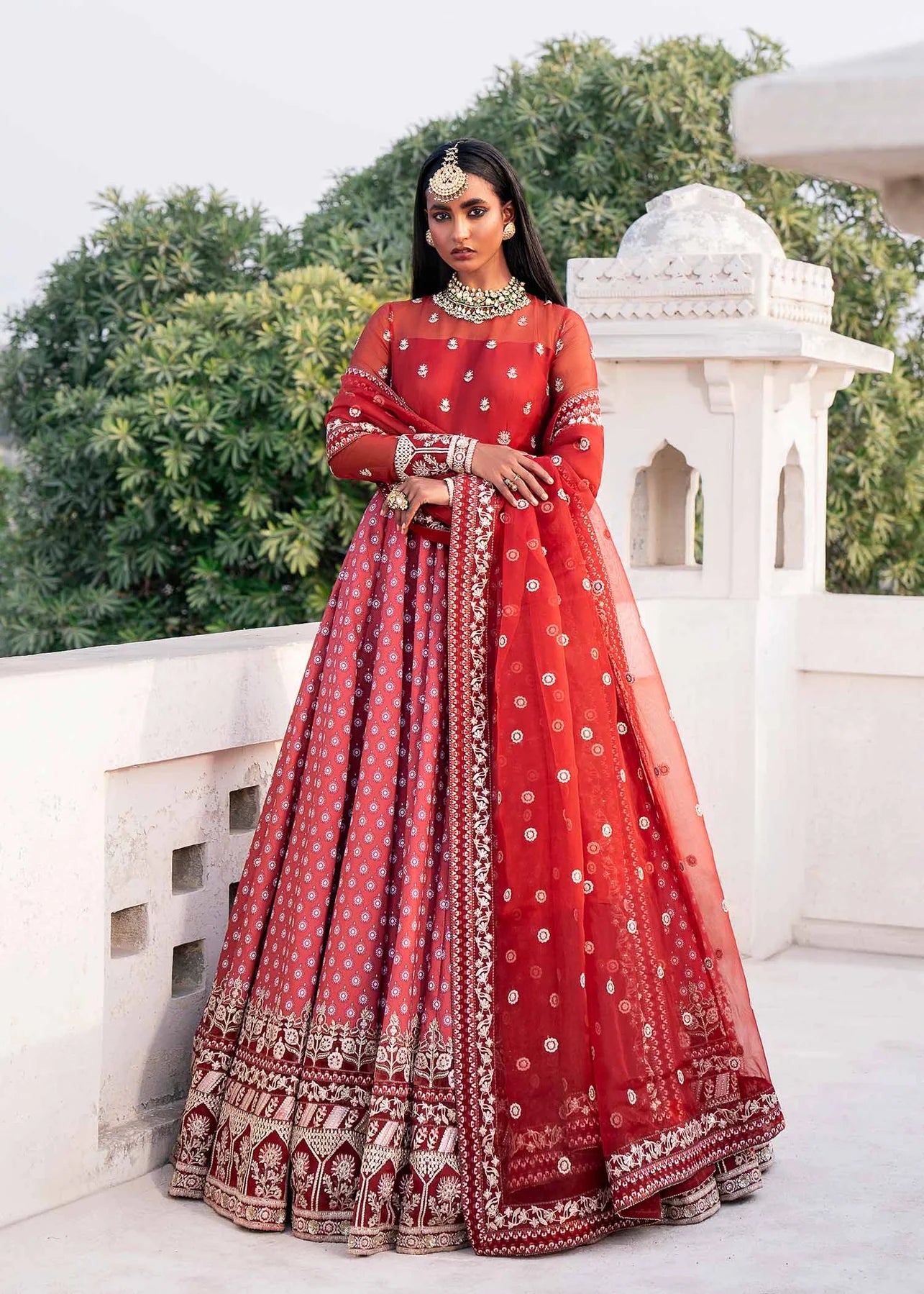 Afreen | Wedding Wear Embroidered Lehenga