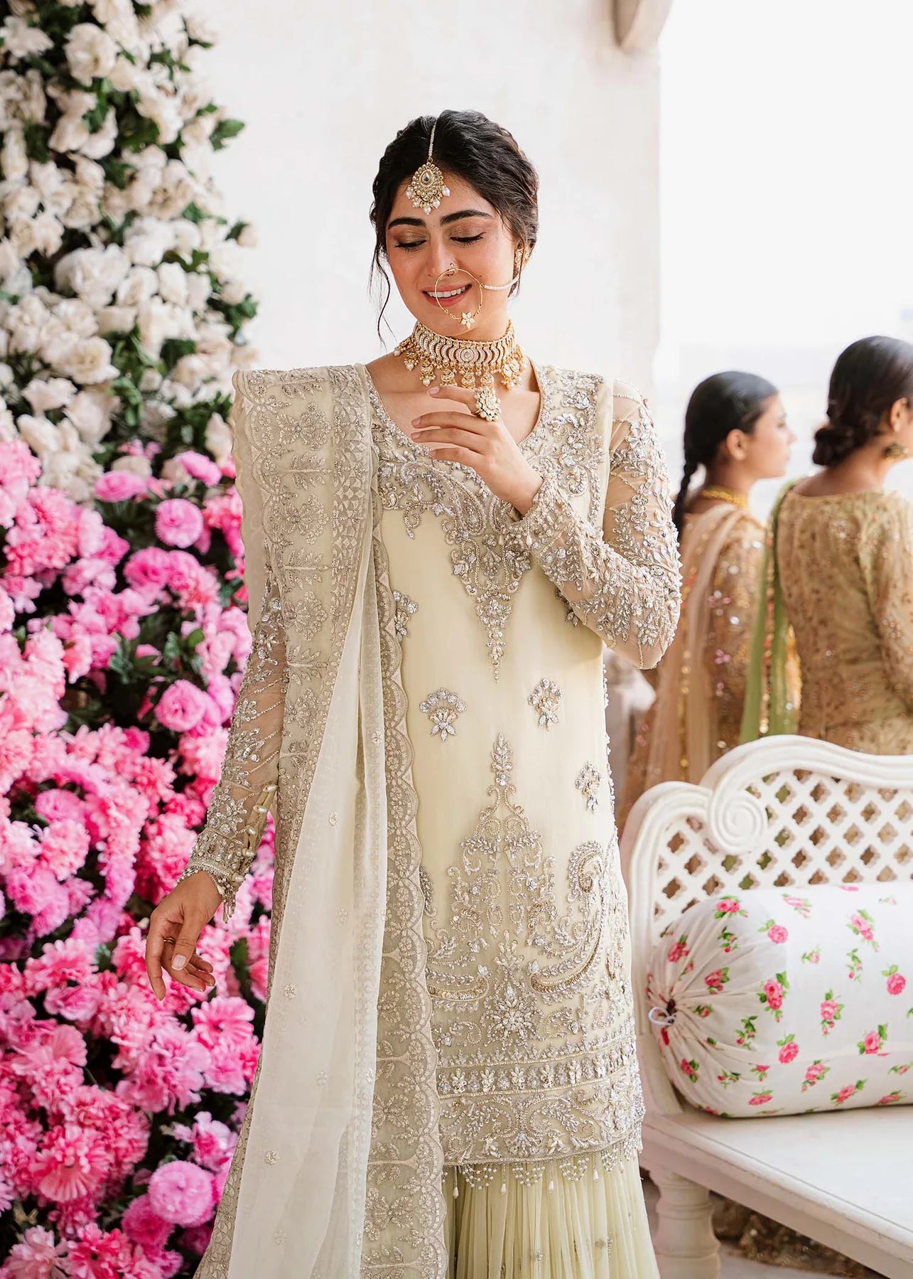 Nadia | Wedding Wear Hand Embellished Gharara