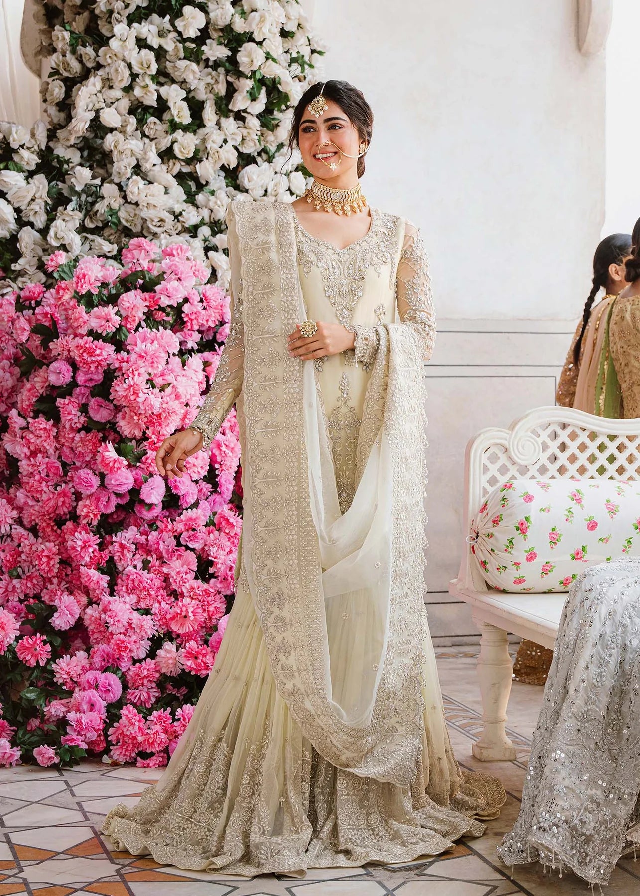 Nadia | Wedding Wear Hand Embellished Gharara