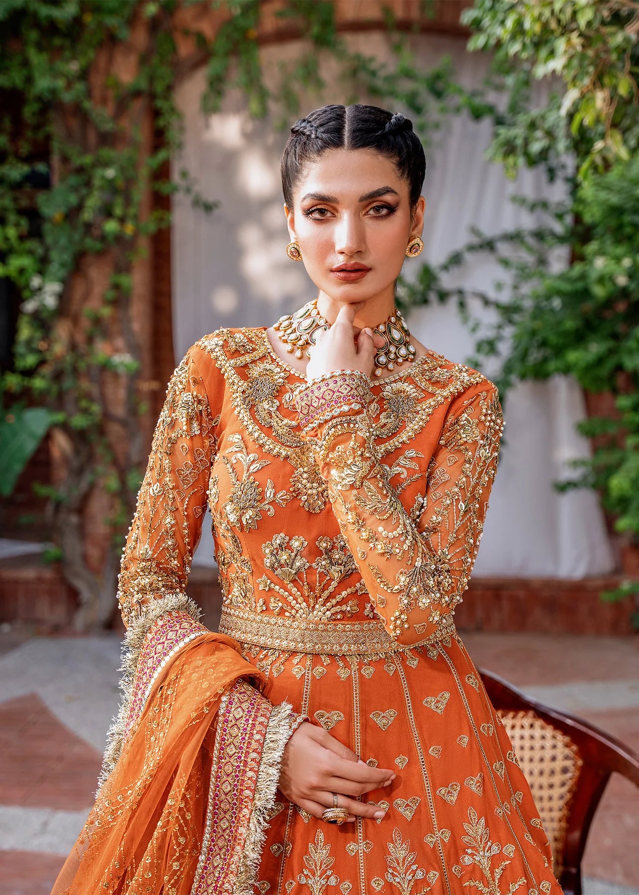 Mahjabeen | Wedding Wear Embellished Lehenga Choli