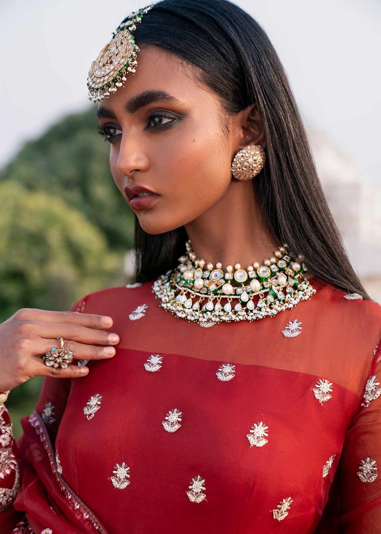 Afreen | Wedding Wear Embroidered Lehenga