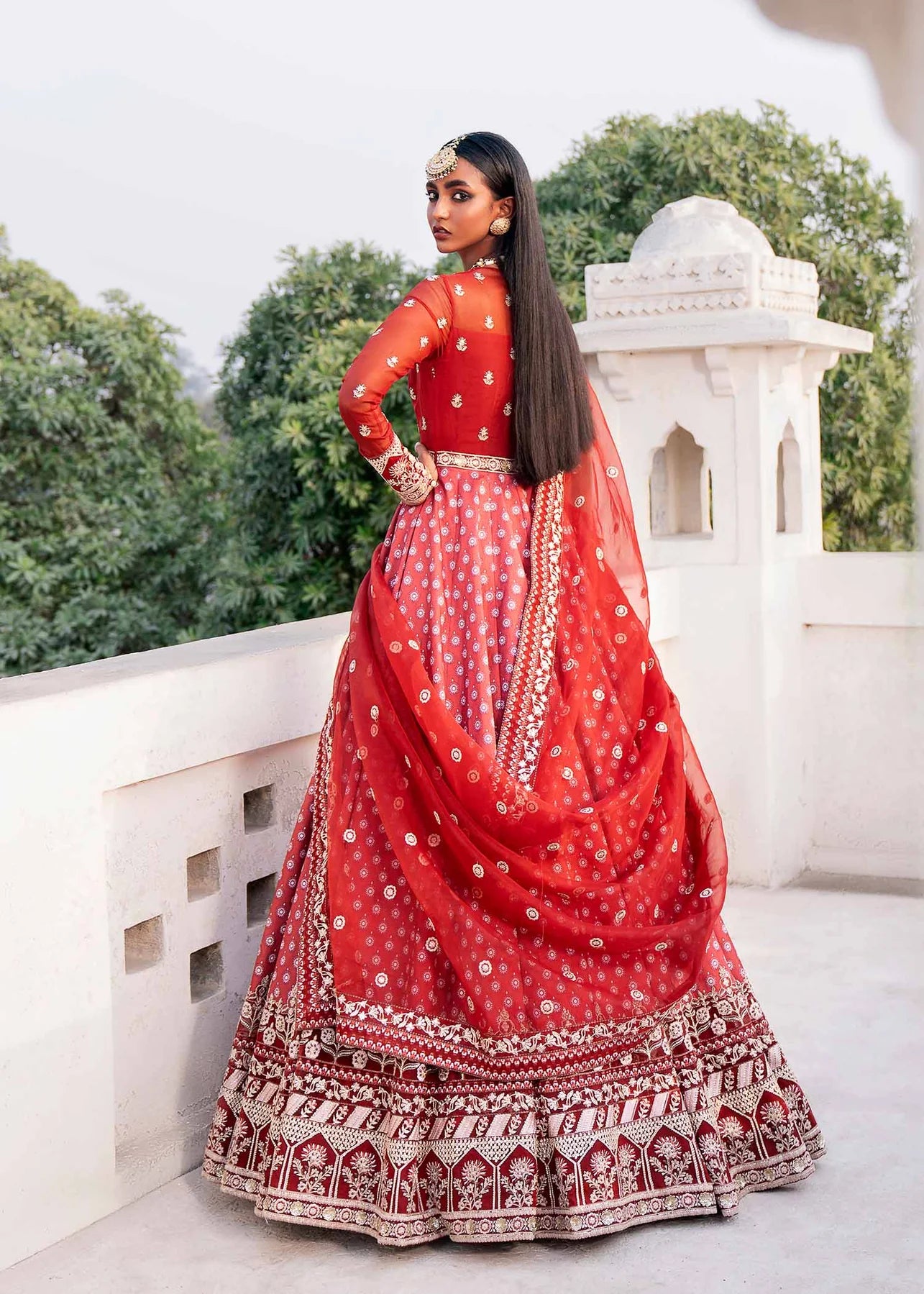 Afreen | Wedding Wear Embroidered Lehenga