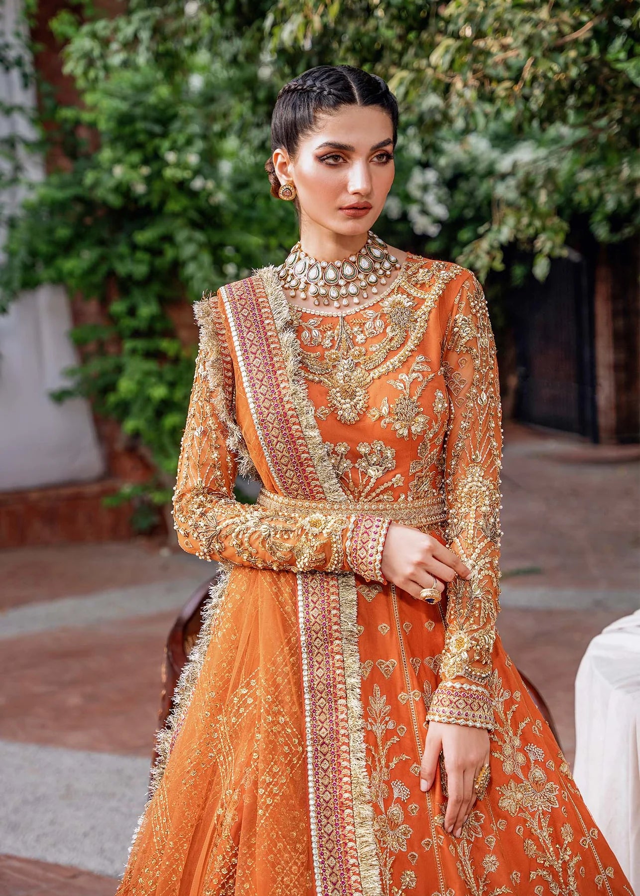 Mahjabeen | Wedding Wear Embellished Lehenga Choli