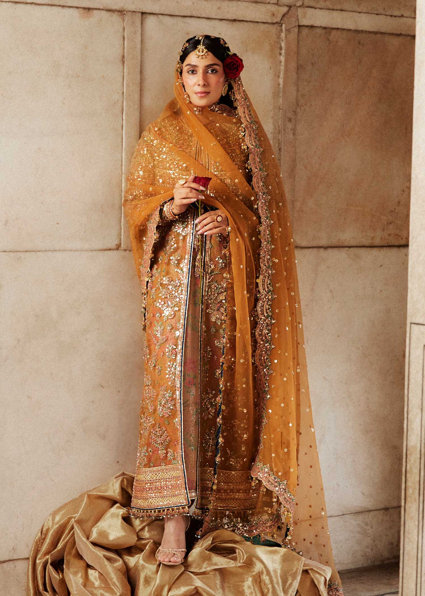 Hussain Rehar | Festive Wear Embellished Churidar