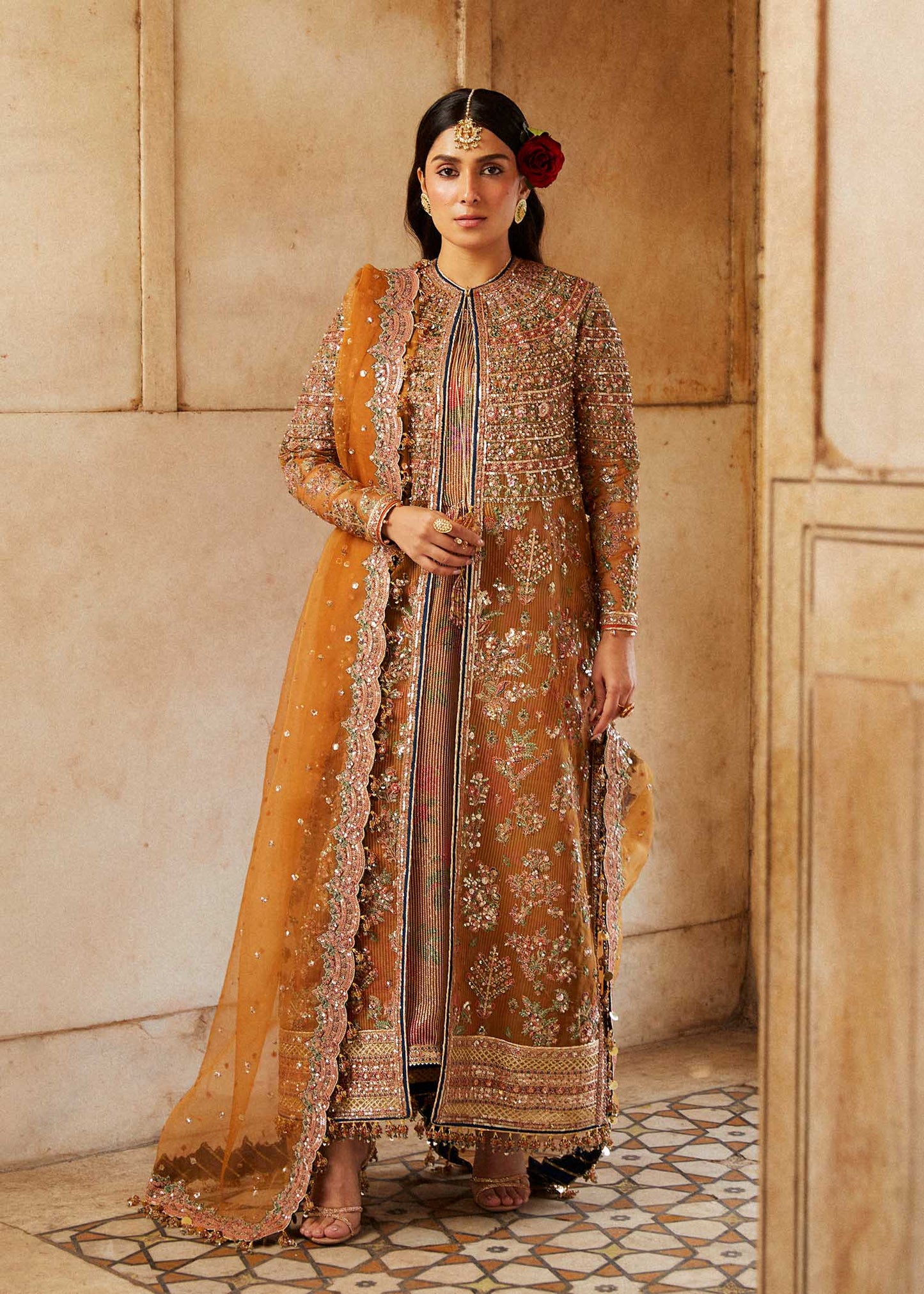 Hussain Rehar | Festive Wear Embellished Churidar