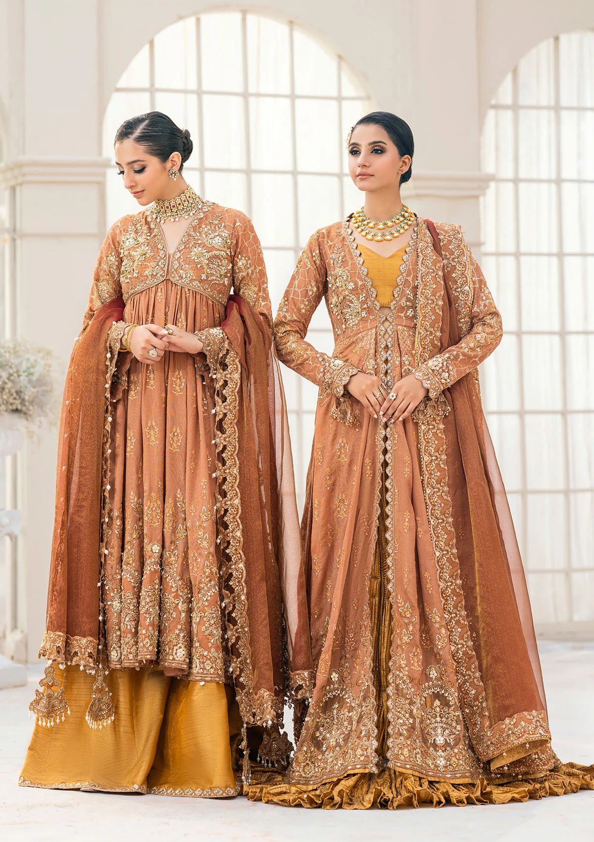 Masoori | Embellished Embroidered Organza Dress