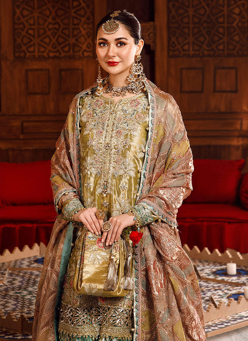 Maria B | Luxury Formals Embroidered Gharara