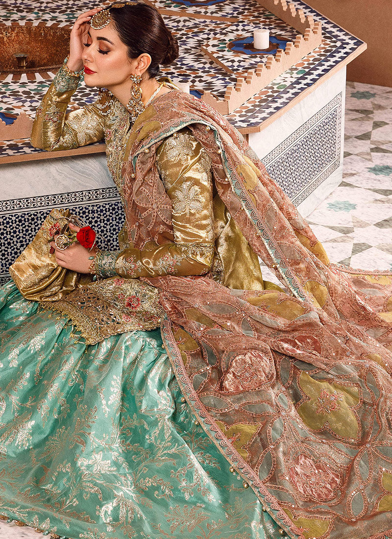 Maria B | Luxury Formals Embroidered Gharara