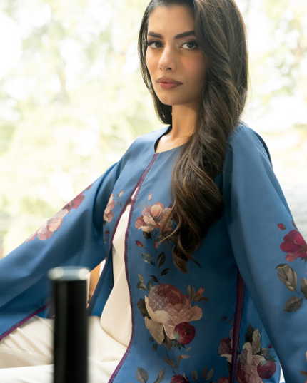 1 Piece | Soft Crepe Floral Jacket