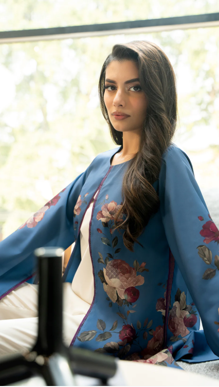 1 Piece | Soft Crepe Floral Jacket