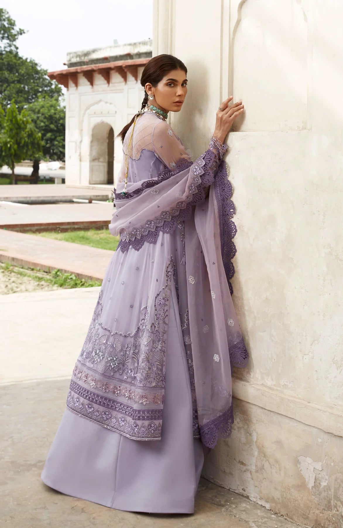 Rumeysa | Chiffon Embroidered Lehenga
