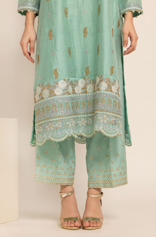 1 Piece | Embroidered Cotton Kurta