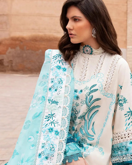 Maryam | Summer Lawn Embroidered Dress