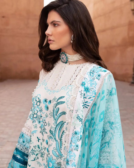 Maryam | Summer Lawn Embroidered Dress