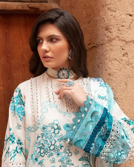 Maryam | Summer Lawn Embroidered Dress