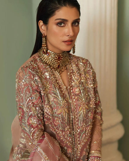 ÉLAN - Mehr | Organza Embellished & Embroidered Dress