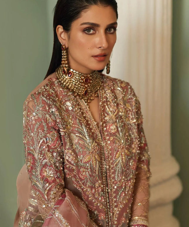 ÉLAN - Mehr | Organza Embellished & Embroidered Dress