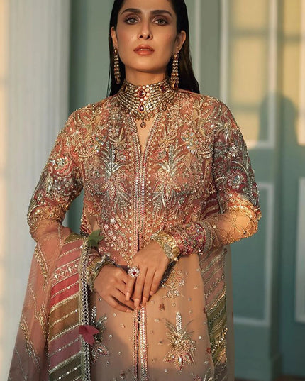ÉLAN - Mehr | Organza Embellished & Embroidered Dress