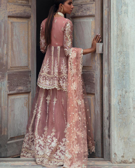 Sana Safinaz | Festive Wear Organza Embellished Lehenga