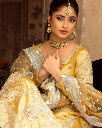 Faiza Saqlain | Festive Wear Embroidered Gharara