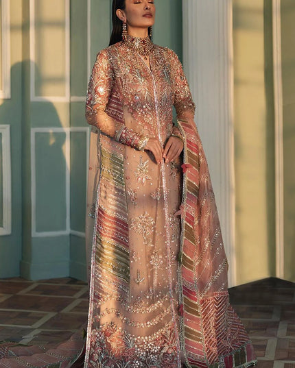 ÉLAN - Mehr | Organza Embellished & Embroidered Dress