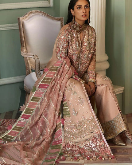 ÉLAN - Mehr | Organza Embellished & Embroidered Dress