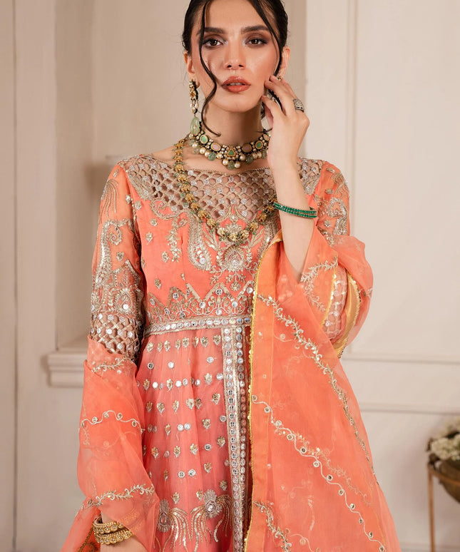 Mehr | Wedding Wear Embroidered Gown