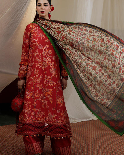Hussain Rehar | Berry | Embroidered Lawn