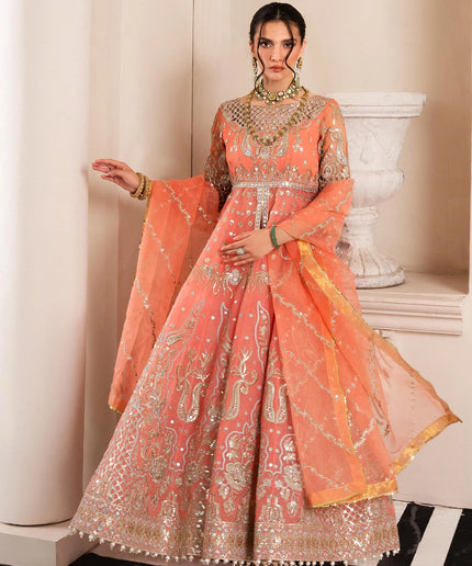 Mehr | Wedding Wear Embroidered Gown